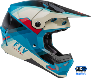 FLY Racing Formula CP Helmet Rush Blk Stone Dk Teal