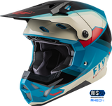 FLY Racing Formula CP Helmet Rush Blk Stone Dk Teal
