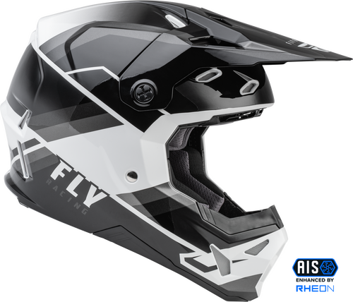 FLY Racing Formula CP Helmet Rush Gry Blk Wht