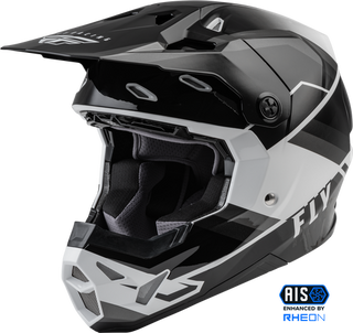 FLY Racing Formula CP Helmet Rush Gry Blk Wht