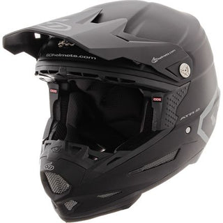 6D ATR-2 Motorcycle Helmet - Solid Matte Black