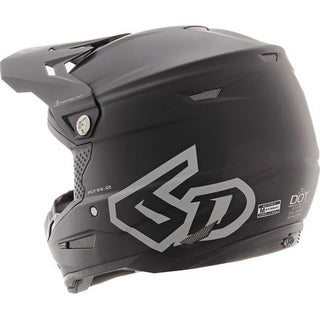 6D ATR-2 Motorcycle Helmet - Solid Matte Black