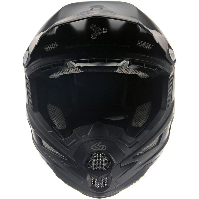 6D ATR-1 Motorcycle Helmet - Solid Matte Black