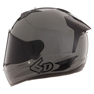 6D ATS-1R Motorcycle Helmet - Solid Gloss Cement/Grey