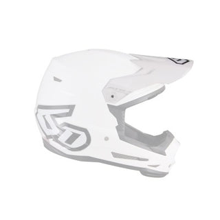 6D ATR-2Y Replacement Helmet Peak - Solid Gloss White