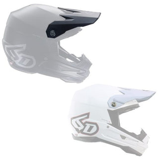 6D ATR-1 Replacement Helmet Peak - Matte Black