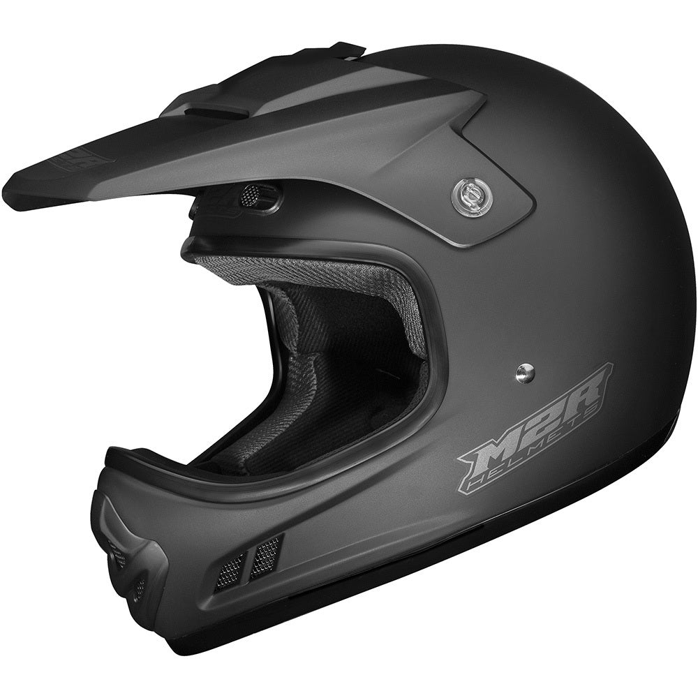 M2R MX2 Junior Helmet - Matt Black