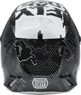 FLY Racing Kinetic Youth Helmet Scan Blk Wht