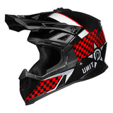 M2R X2 Unit Racing PC-1 Helmet - Gloss Red