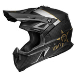 M2R X2 Unit Racing Pc-9F Helmet - Matt Gold/Silver
