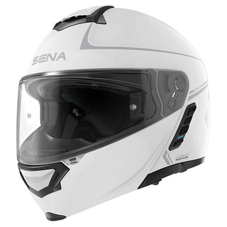 Sena Impulse Modular Smart Helmet With Mesh Intercom - White