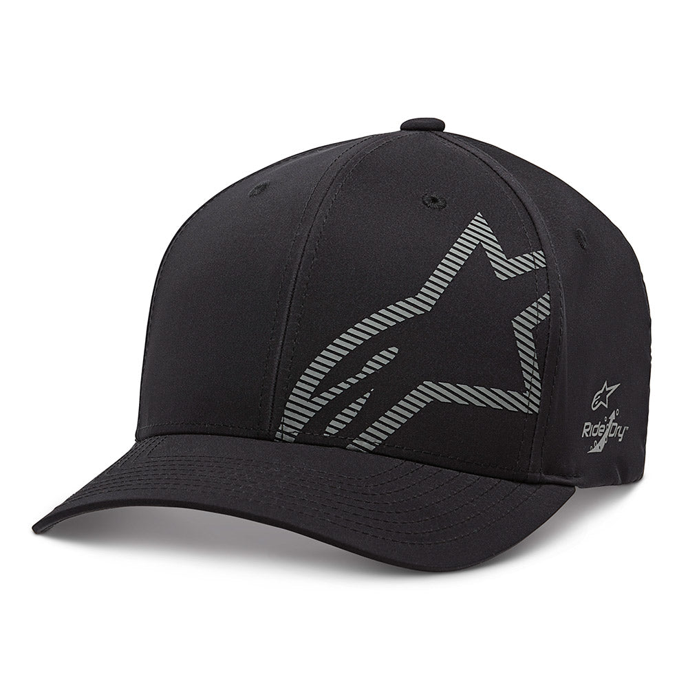 Alpinestars Corp Shift Water Proof Tech Curved Flex Hat - Black Charcoal
