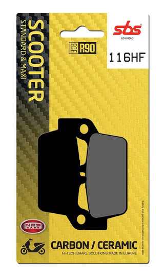 SBS Ceramic Scooter Pad FF/RR - 116HF-