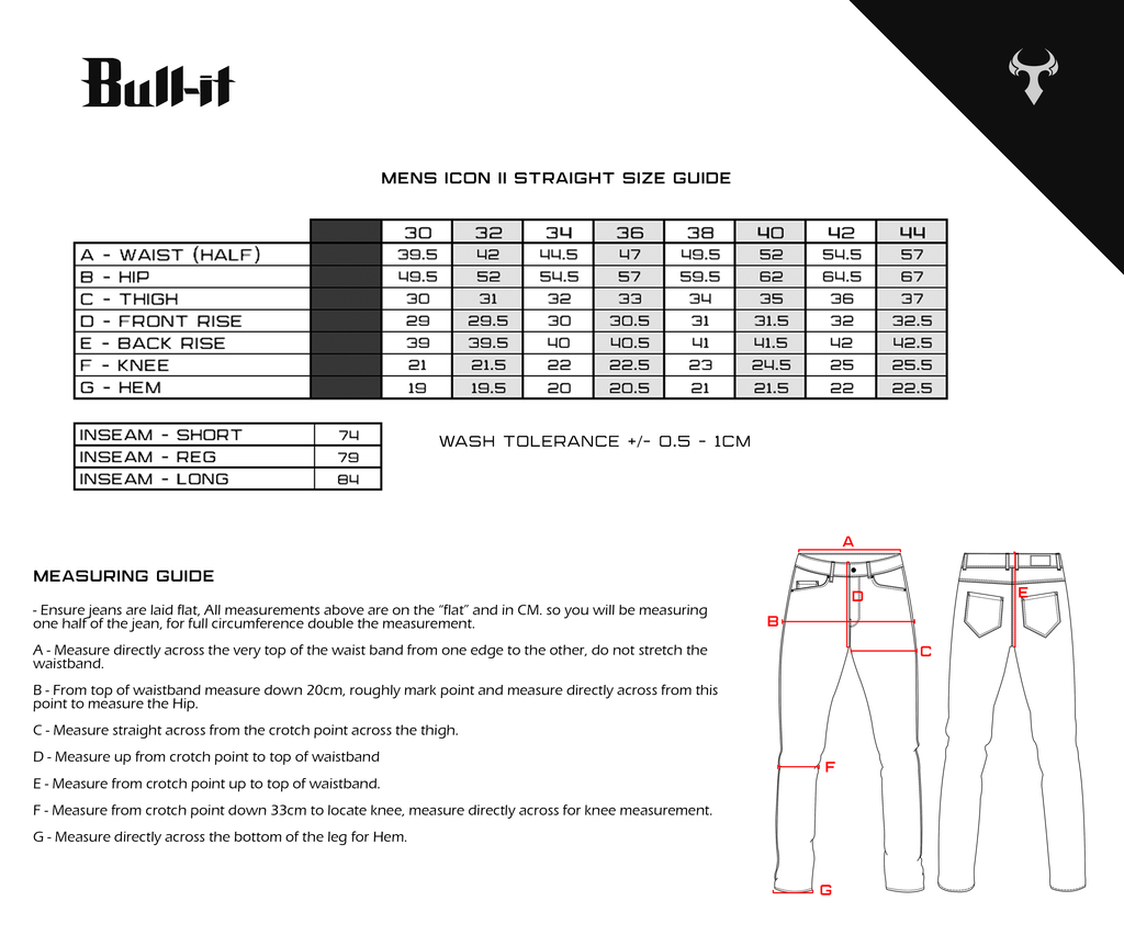 Bull-It 21 Tactical Icon II Straight Men's Jeans (Regular Leg) - Blue