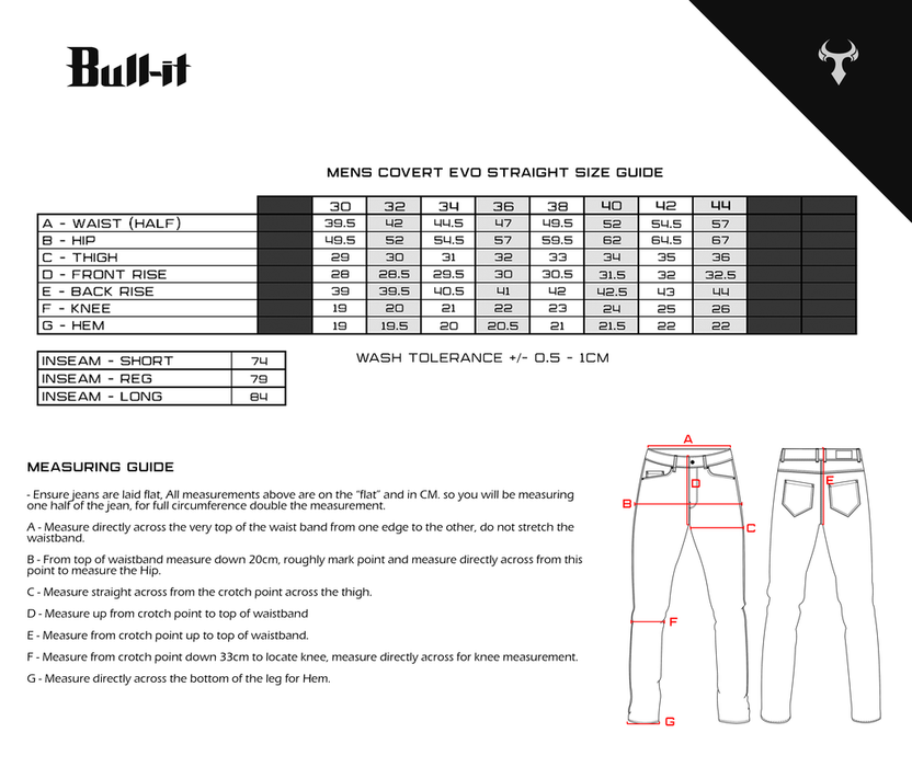 Bull-It 21 Covert Evo Straight Men's Jeans (Regular Leg) - Black