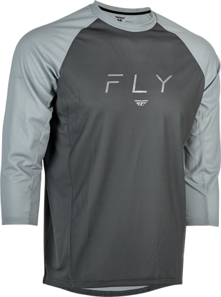 Fly Racing 2024 RIPA 3/4 Sleeve Jersey - Grey Light Grey