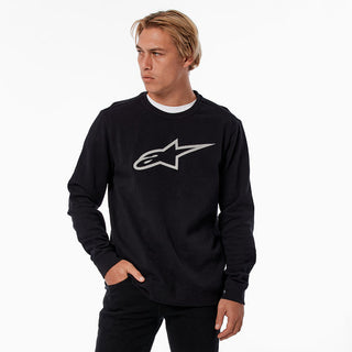 Alpinestars Ageless Crew Fleece - Black/Grey