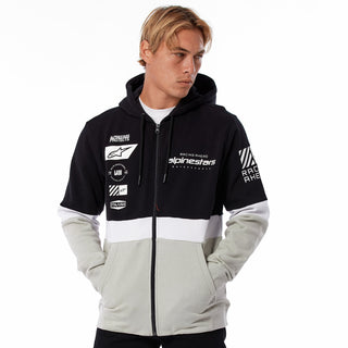 Alpinestars Position Zip Hoodie - Black/White/Silver