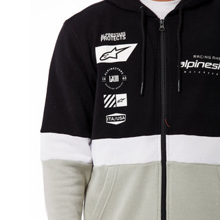 Alpinestars Position Zip Hoodie - Black/White/Silver