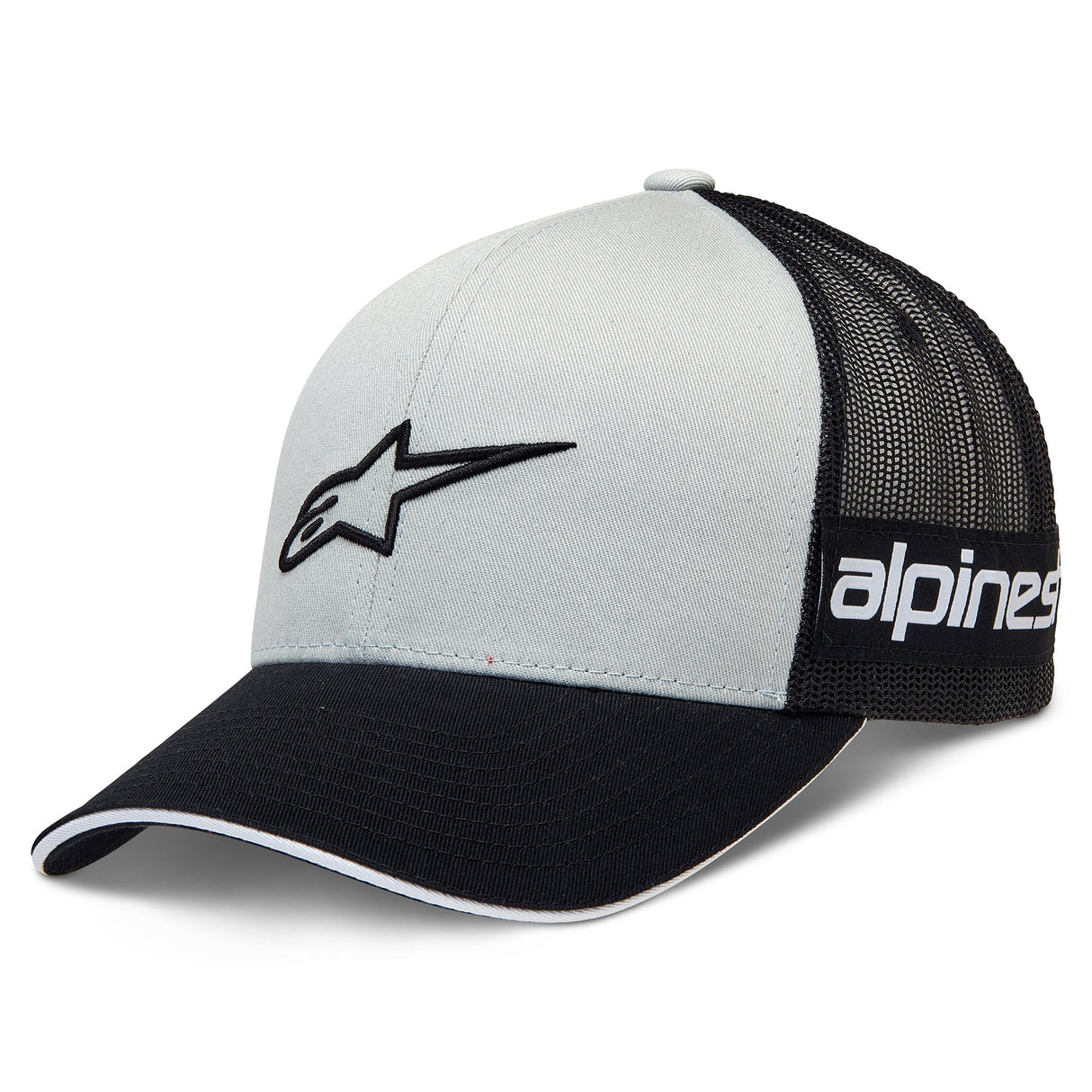 Alpinestars Back Straight Hat - Silver/Black