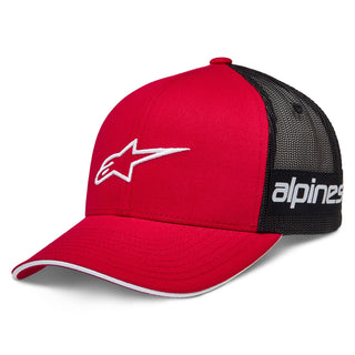 Alpinestars Back Straight Hat - Red/Black