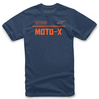 Alpinestars Astars Moto-X Tee - Navy/Orange