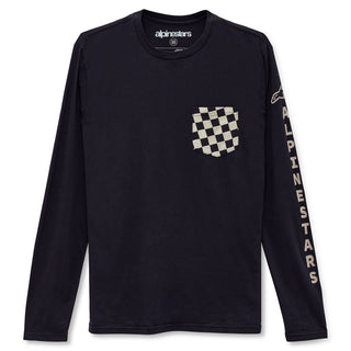 Alpinestars Check Long Sleeve Tee - Black