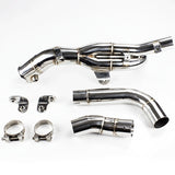 Lextek Stainless Steel De-Cat Link Pipe For Yahama Yzf R1 (09-14)