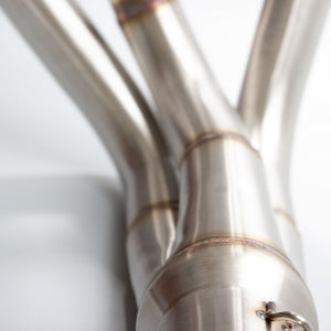 Lextek Stainless Steel Exhaust Downpipe for Yamaha MT-09 (13-19)