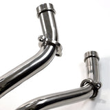 Lextek Exhaust Downpipe (Pillion Fitment) For Yamaha MT-07 (14-19) - Stainless Steel