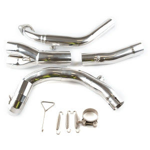 Lextek Exhaust Downpipe For Suzuki Sv650 (03-15) (Requires Link Pipe) - Stainless Steel