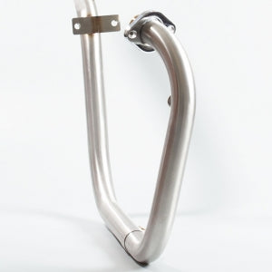 Lextek Single Under Seat Downpipe for Benelli TNT 125/135 - Stainless Steel