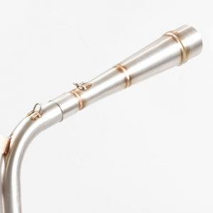 Lextek Single Under Seat Downpipe for Benelli TNT 125/135 - Stainless Steel