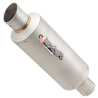 Lextek GP1 Matt Stainless Steel GP Stubby Exhaust Silencer 51mm