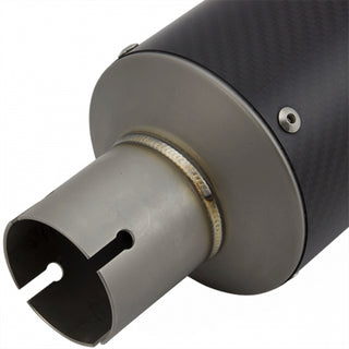 Lextek GP8C Carbon Fibre GP Stubby Exhaust Silencer 51mm