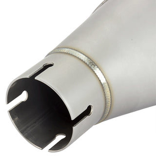 Lextek VP6 Matt Stainless Steel Tri Oval Exhaust Silencer 51mm