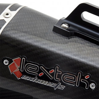Lextek XP8C Carbon Fibre Hexagonal Exhaust Silencer (Right Hand) 51mm