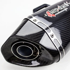 Lextek XP8C Carbon Fibre Hexagonal Exhaust Silencer (Right Hand) 51mm