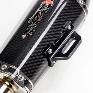 Lextek XP8C Carbon Fibre Hexagonal Exhaust Silencer (Right Hand) 51mm
