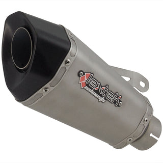 Lextek XT10 Titanium Look Hexagonal Exhaust Silencer 60mm