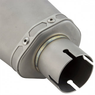 Lextek XP10 Titanium Look Hexagonal Exhaust Silencer 51mm