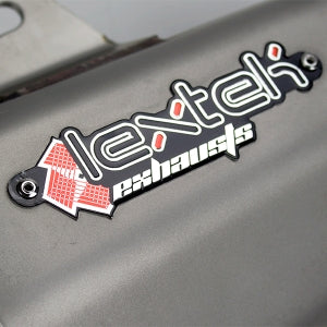 Lextek XP10 Titanium Look Hexagonal Exhaust Silencer 51mm