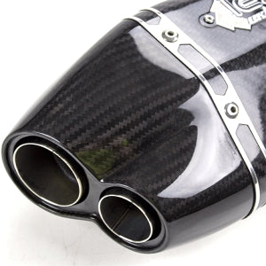 Lextek XP13C Carbon Fibre Hexagonal Exhaust Silencer 51mm