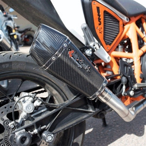 Lextek XP13C Carbon Fibre Hexagonal Exhaust Silencer 51mm