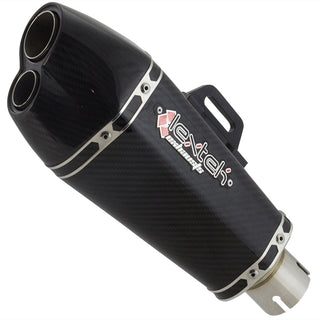 Lextek XP13C Carbon Fibre Hexagonal Exhaust Silencer 51mm