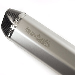 Lextek SA1 Matt Stainless Steel Hexagonal Exhaust Silencer 37mm