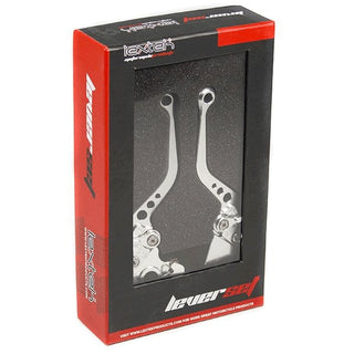 Lextek CNC Brake & Clutch Lever Set F-14 / T-333 Short Silver