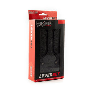 Lextek CNC Brake & Clutch Lever Set F-16 / V-4A - Long Black