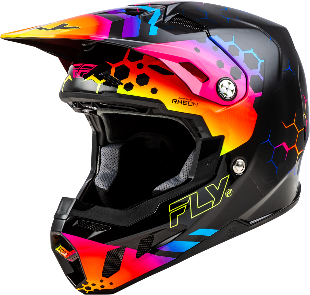 Fly Racing Formula Cc Tektonic Helmet - Black/Sunset