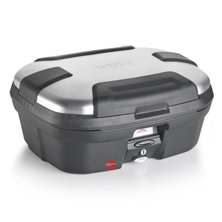 Givi Trekker Pannier Top Box Case 35L Pair - Black/Aluminium